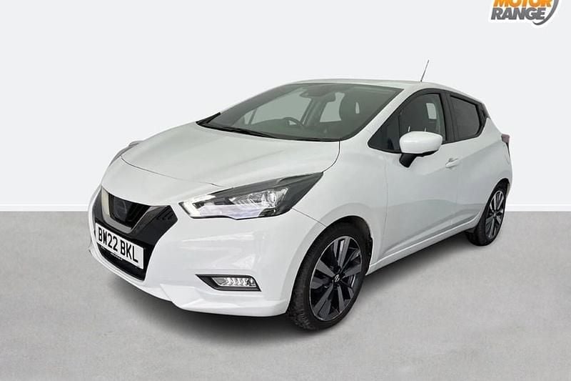 White Used 2022 Nissan Micra Tekna Hatchback | £11,895 (Fair price) - Image 1/1