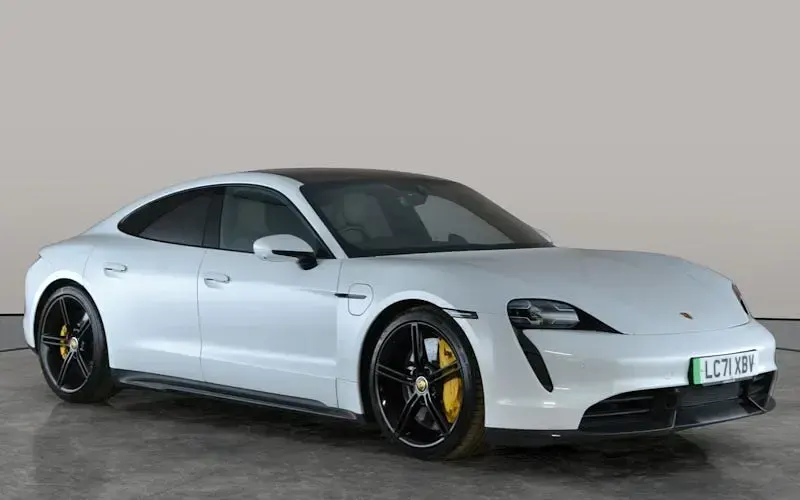 Used Porsche Taycan Performance Package 559 kW (761 HP) 2021 White Sedan
