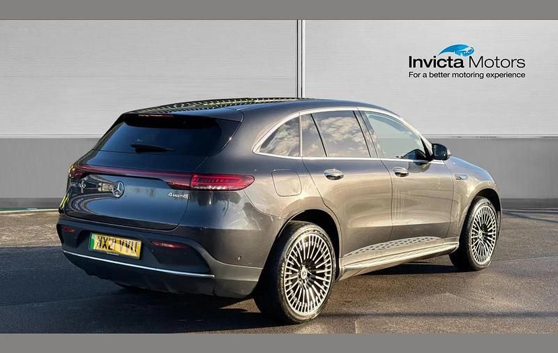 Used Mercedes EQC400 AMG Line Premium Plus 300 kW (408 HP) 2021 Graphite grey metallic SUV