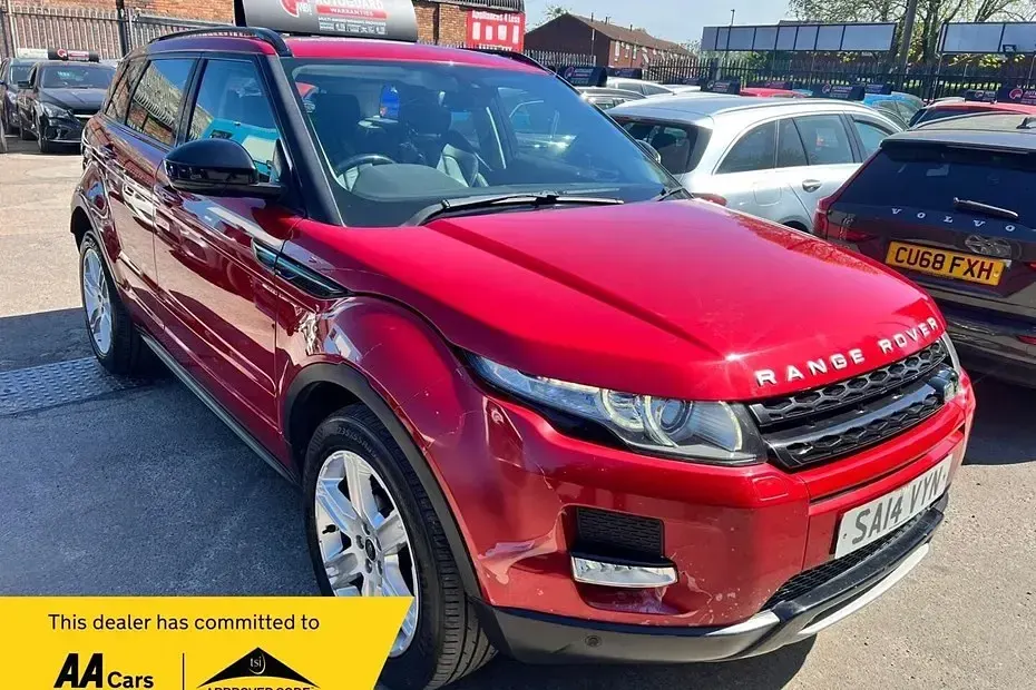 Begagnad Land Rover Range Rover evoque Dynamic 2014 Röd SUV
