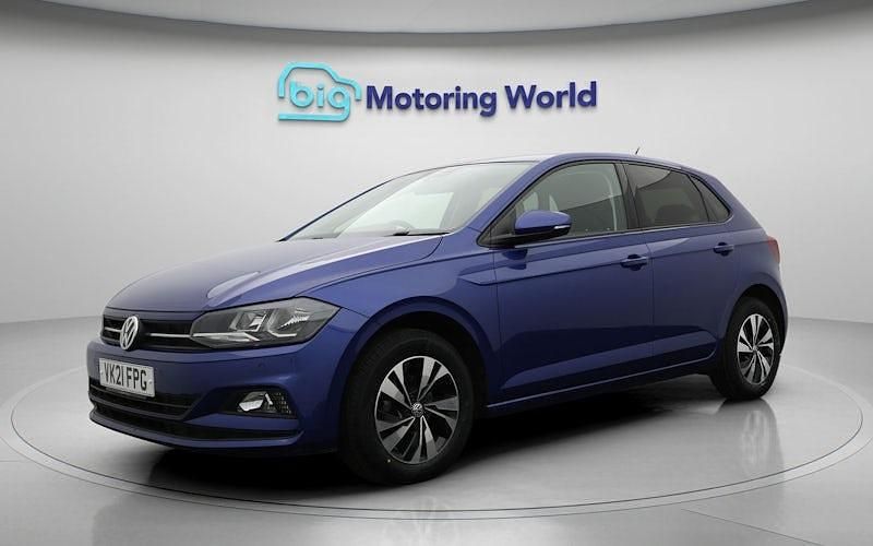 Used VW Polo Match 80 HP (58 kW) 2021 Blue Hatchback