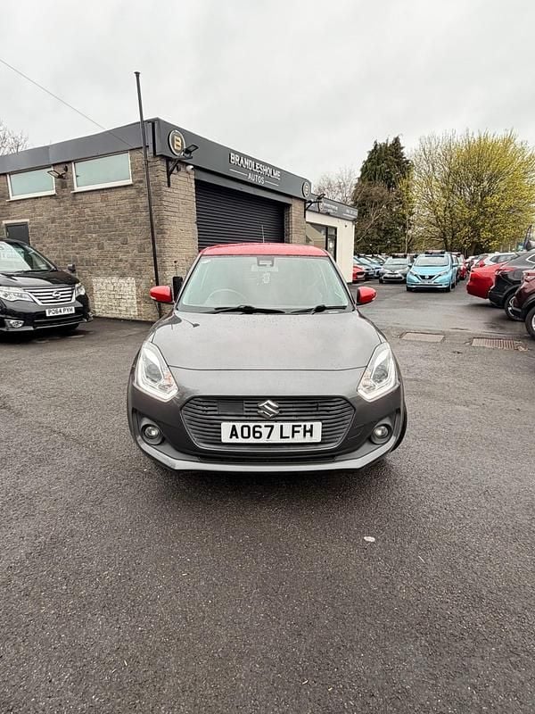 Used Suzuki Swift SZ5 2017 Grey red Hatchback
