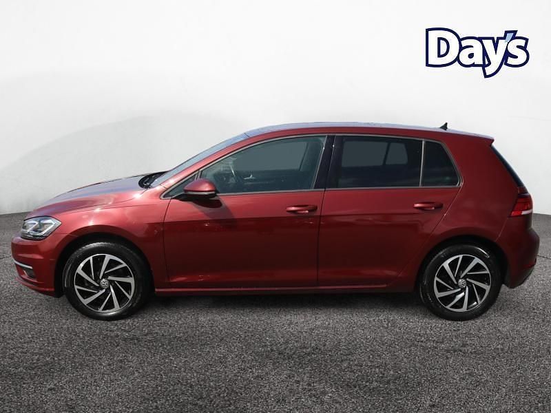 Used VW Golf VII Edition 150 HP (110 kW) 2020 Red Hatchback