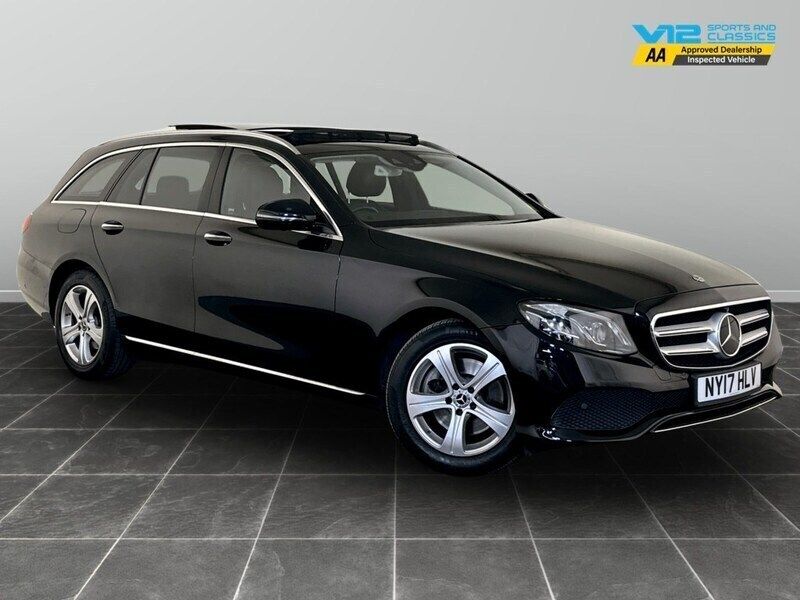 Black Used 2017 Mercedes E220 Premium Plus Estate | £12,495 (Fair price) - Image 1/4