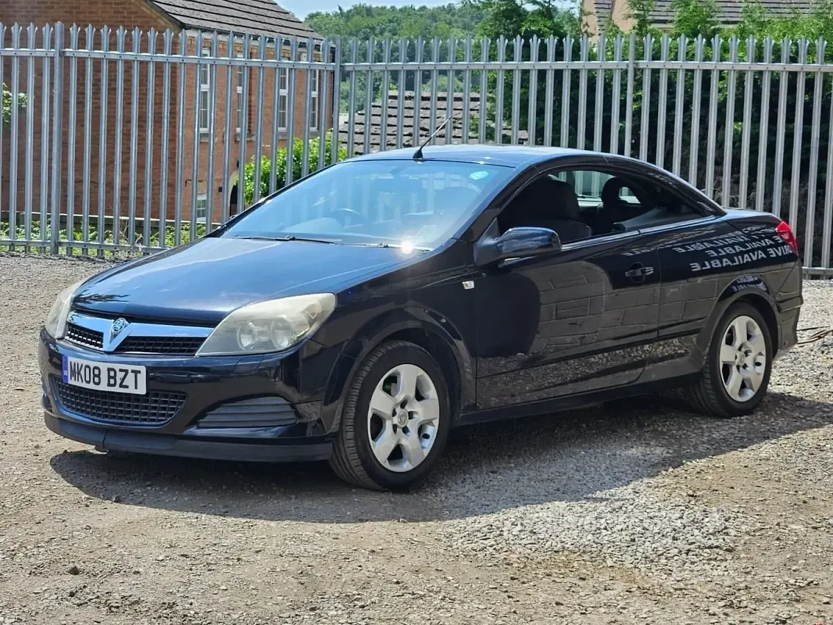 Used Vauxhall Astra Cabriolet 2008 Black Cabriolet