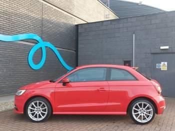 Used Audi A1 S-Line 116 HP (85 kW) 2017 Red Hatchback