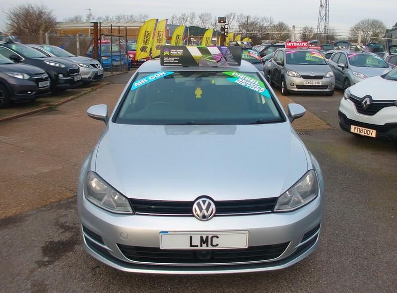 Used VW Golf VII SE 105 HP (77 kW) 2013 Silver Hatchback