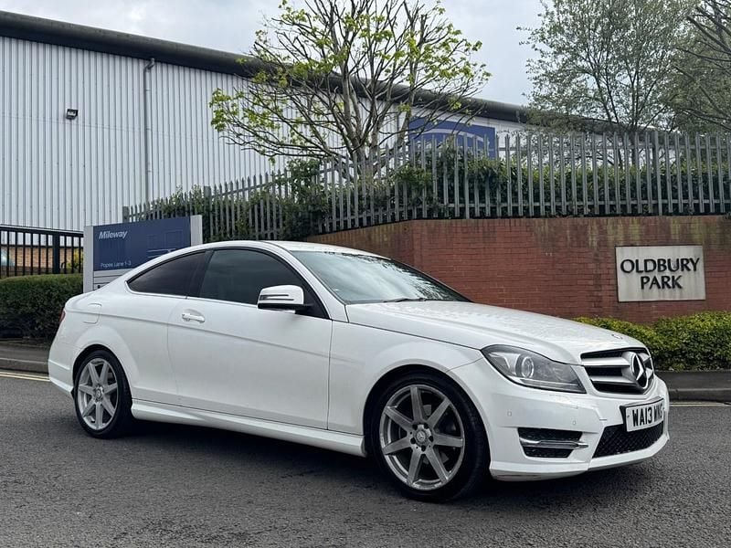 Used Mercedes C250 AMG 2013 White Coupe