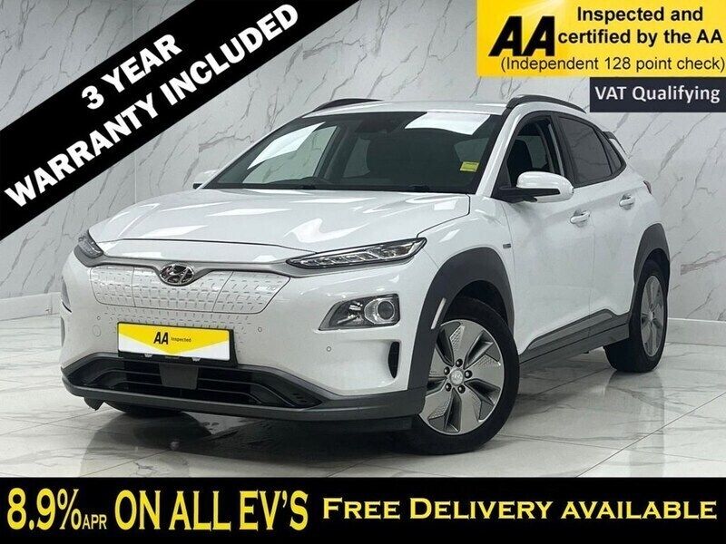 White Used 2020 Hyundai Kona Premium SUV | £13,895 (Fair price) - Image 1/2