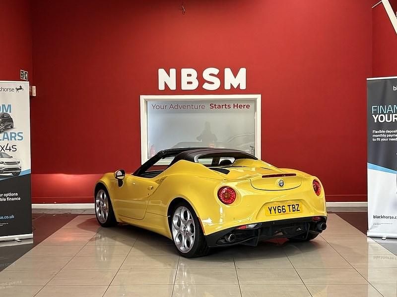 Used Alfa Romeo 4C 2016 Yellow Cabriolet