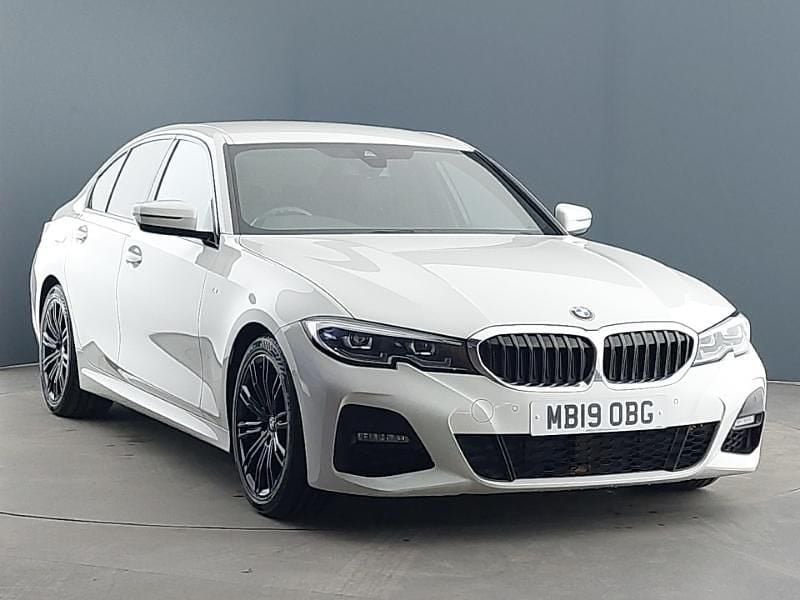 White Used 2019 BMW 330 M Sport Sedan | £18,998 (Fair price) - Image 1/4