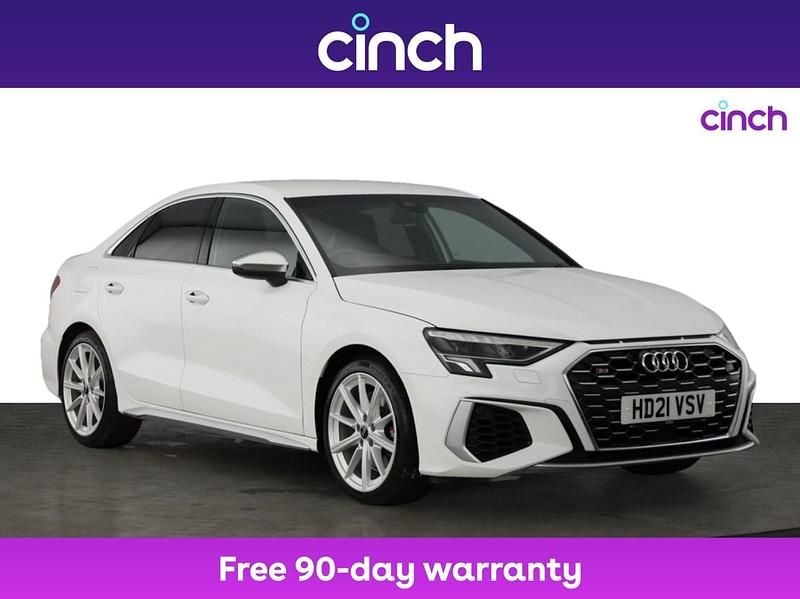White Used 2021 Audi S3 Sedan | £29,699 (Expensive) - Image 1/3