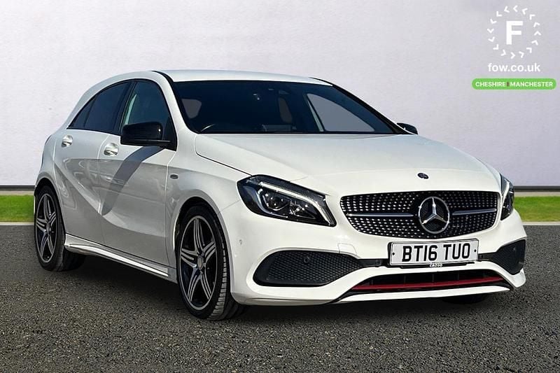 Used Mercedes A250 AMG 224 HP (164 kW) 2016 White Hatchback