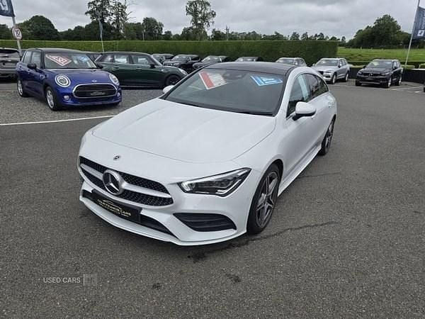White Used 2021 Mercedes CLA220 AMG Line Premium Plus Sedan | £23,750 (Fair price) - Image 1/4