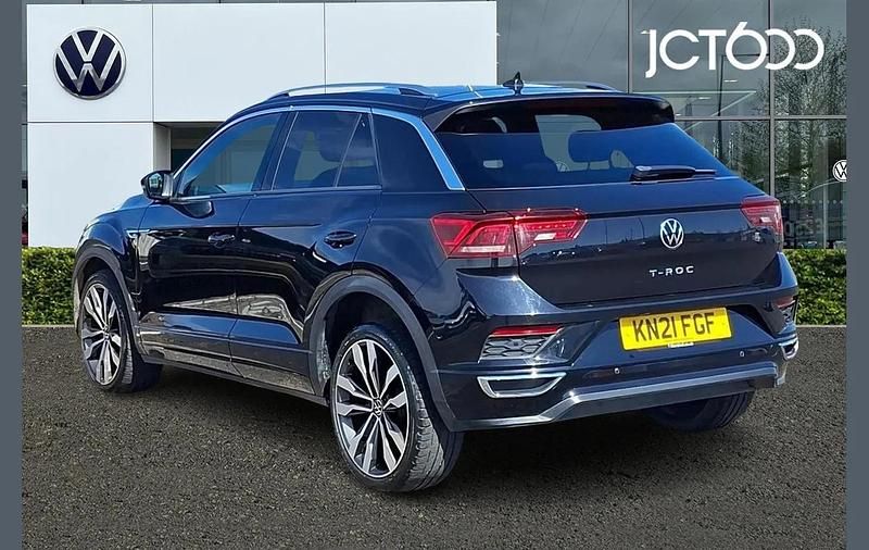Usado VW T-Roc R-line 150 HP (110 kW) 2021 Preto SUV