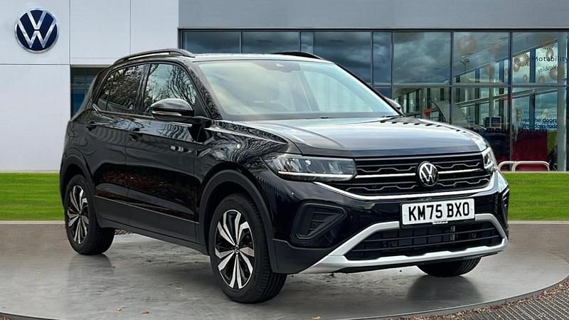 Deep black pearl New 2025 VW T-Cross Match SUV | £24,048 (Super price) - Image 1/4