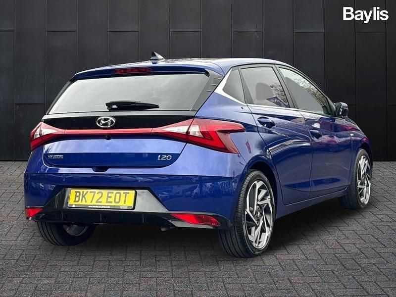 Used Hyundai i20 Premium 100 HP (73 kW) 2022 Blue Hatchback