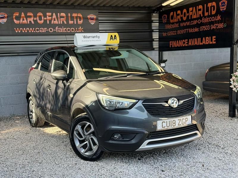 Used Vauxhall Crossland X S 120 HP (88 kW) 2018 Grey SUV