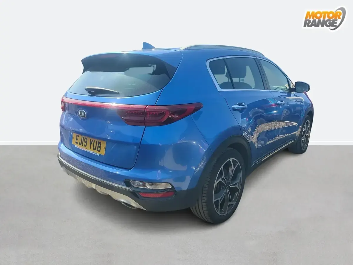 Used Kia Sportage GT-Line 136 HP (100 kW) 2019 Blue SUV