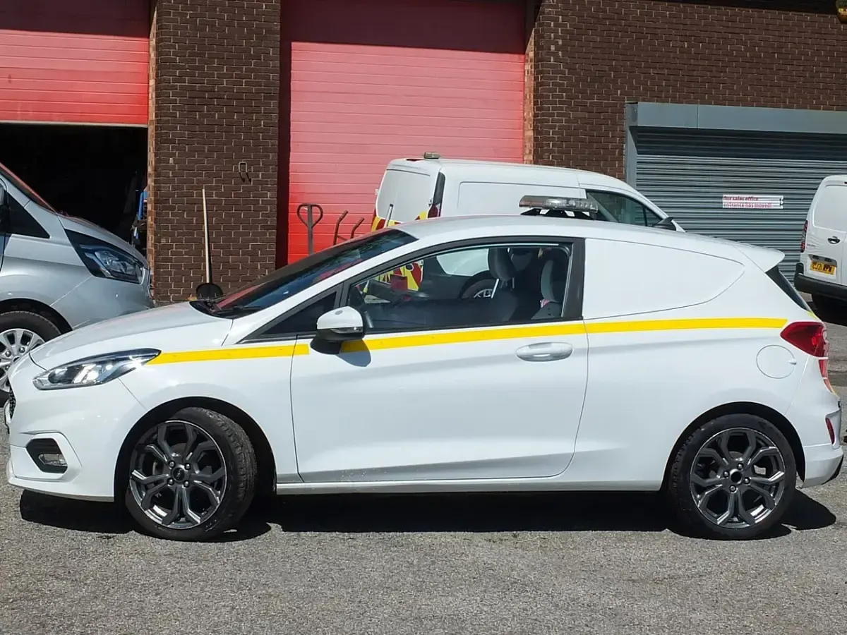Used Ford Fiesta Sport 125 HP (91 kW) 2021 White Hatchback