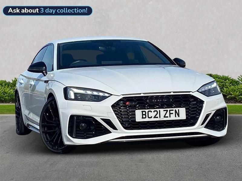 White Used 2021 Audi RS5 Comfort Hatchback | £45,499 (Fair price) - Image 1/4