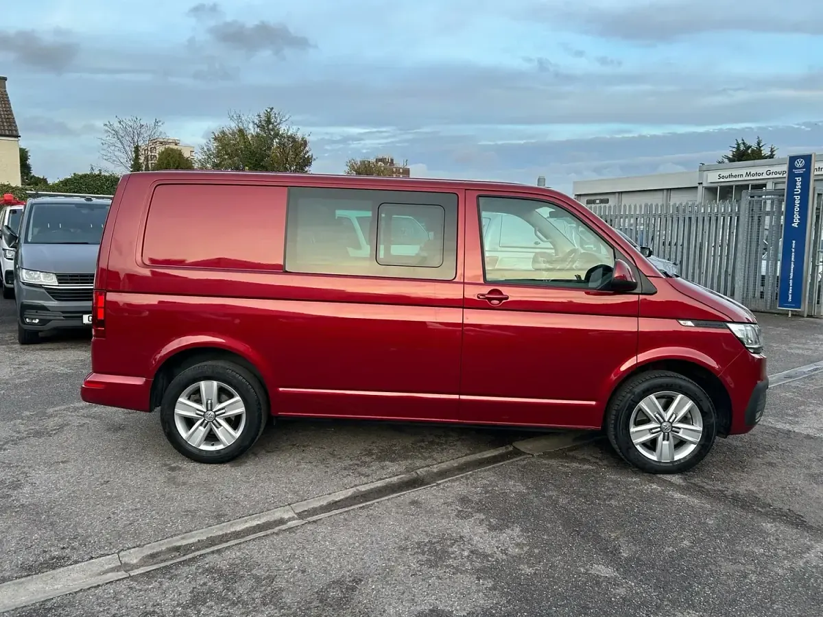 Used VW T6.1 Highline 2021 Red Van