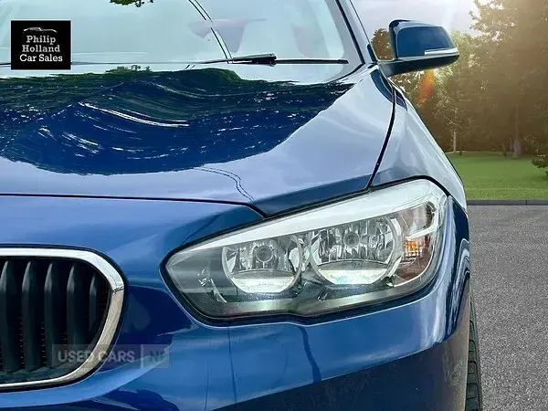 Used BMW 116 Impressive 114 HP (83 kW) 2017 Blue Hatchback