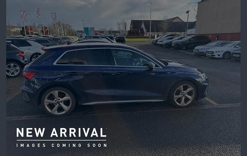 Used Audi A3 S-Line 108 HP (79 kW) 2023 Blue Sedan