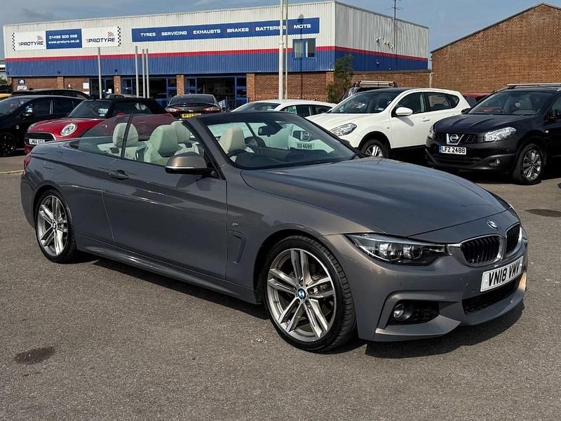 Champagne quartz beige Used 2018 BMW 420 M Sport Cabriolet | £16,990 (Fair price) - Image 1/4