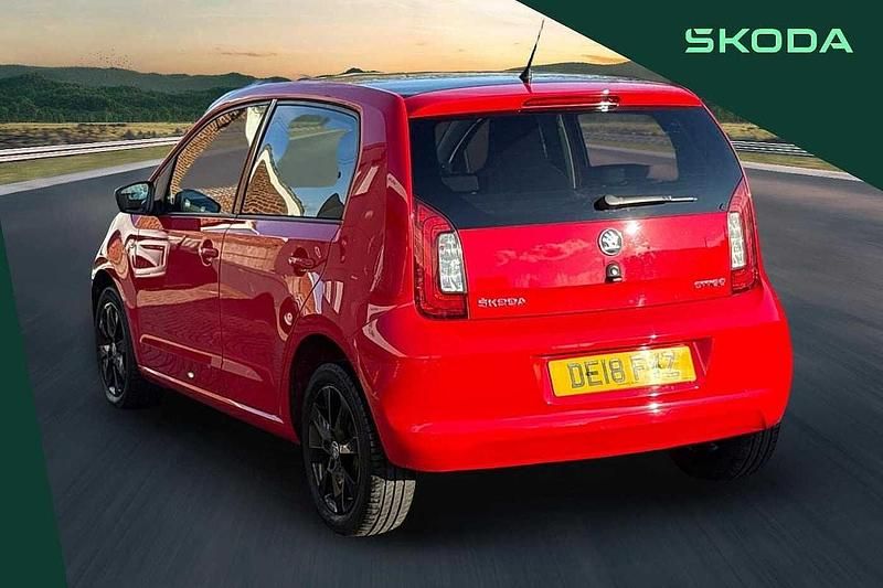 Used Skoda Citigo Colour Edition 60 HP (44 kW) 2018 Tornado red Hatchback