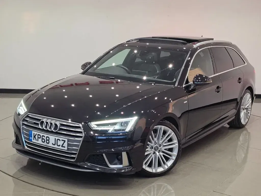 Used Audi A4 S-Line 190 HP (139 kW) 2019 Black Estate