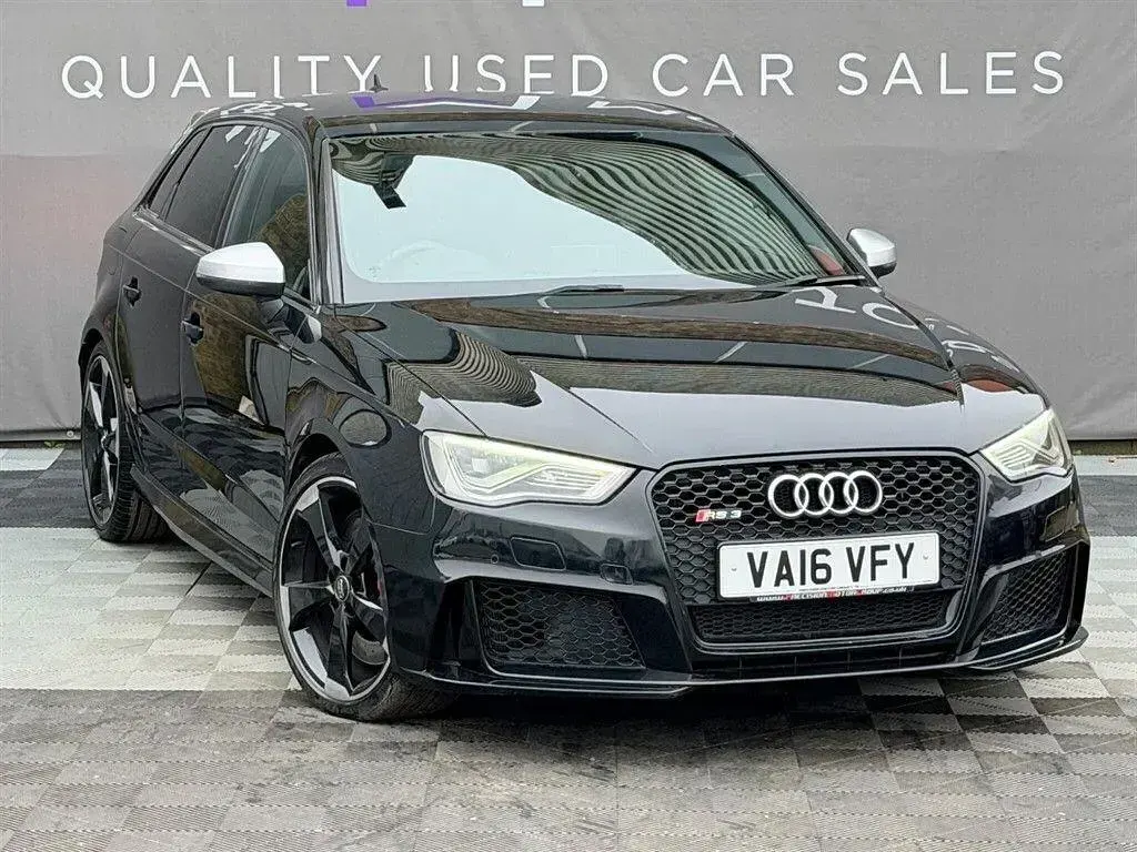 Used Audi RS3 367 HP (269 kW) 2016 Black Sedan