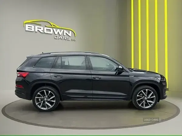 Used Skoda Kodiaq SportLine 150 HP (110 kW) 2021 Black SUV