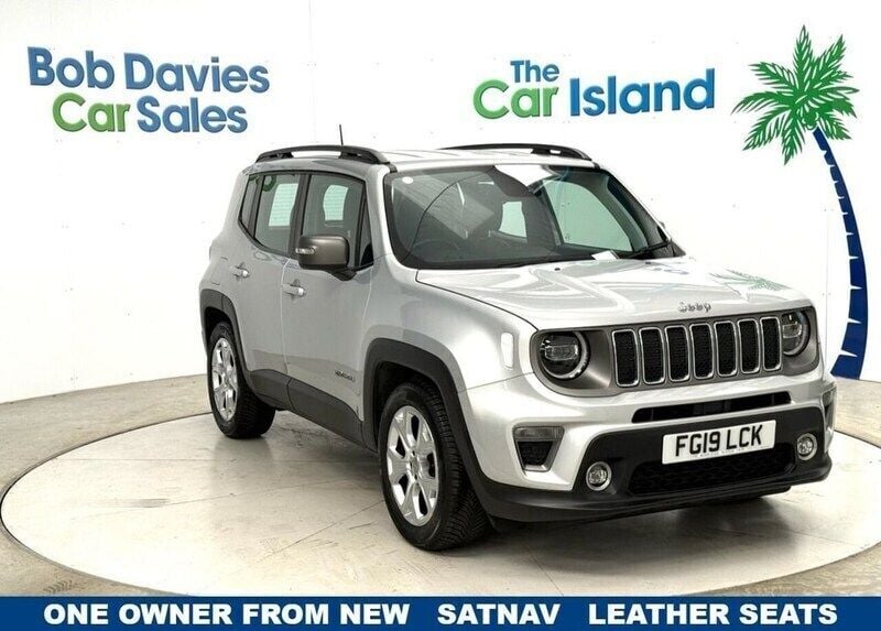 Silver Used 2019 Jeep Renegade Limited SUV | £12,900 (Fair price) - Image 1/4