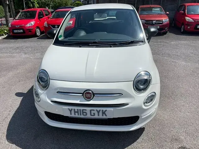 Used Fiat 500 Pop 69 HP (50 kW) 2016 White Hatchback