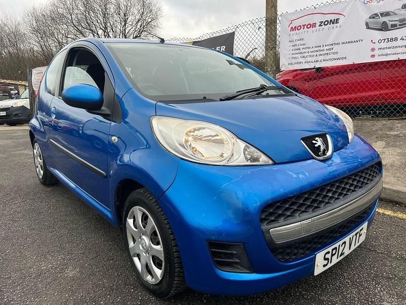 Blue Used 2012 Peugeot 107 Hatchback | £1,395 (Fair price) - Image 1/4