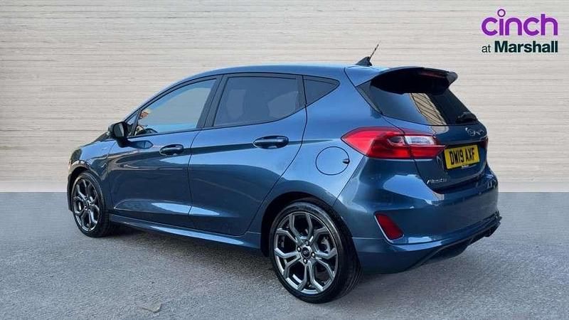 Used Ford Fiesta ST-Line 125 HP (91 kW) 2019 Blue Hatchback