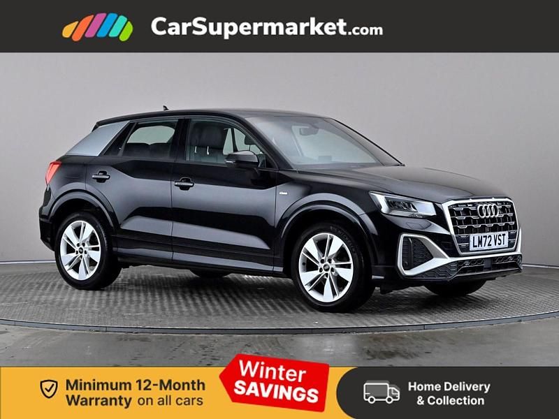 Black Used 2022 Audi Q2 S-Line SUV | £18,497 (Fair price) - Image 1/3