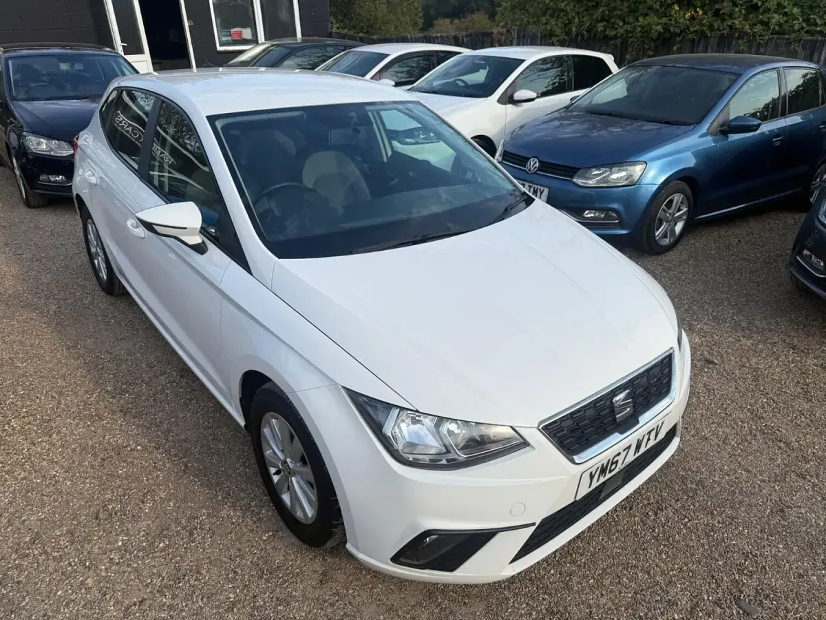 Used Seat Ibiza SE Technology 75 HP (55 kW) 2018 White Hatchback