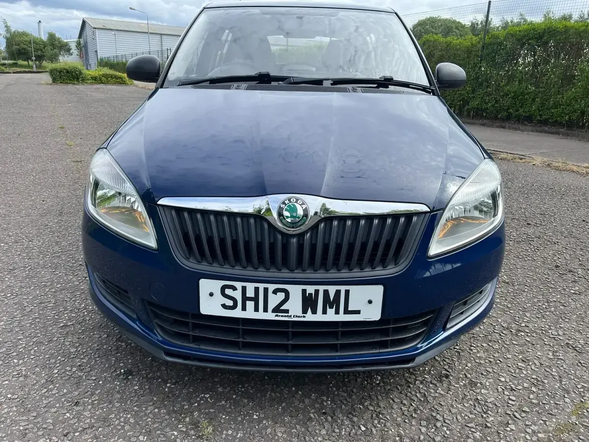 Used Skoda Fabia 60 HP (44 kW) 2012 Blue Hatchback