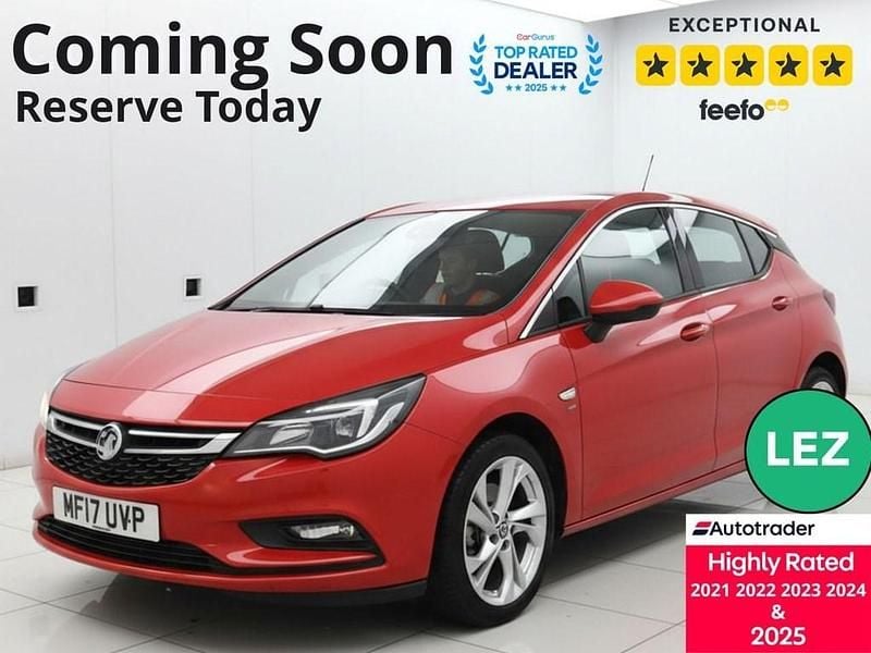 Used Vauxhall Astra SRi 2017 Red Hatchback