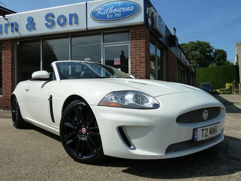 Used Jaguar XKR 510 HP (375 kW) 2009 White Cabriolet