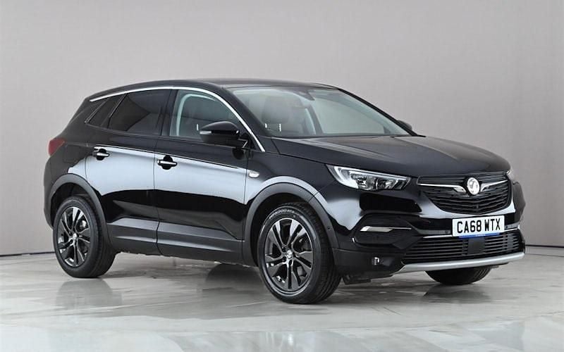 Used Vauxhall Grandland X Sport 131 HP (96 kW) 2019 Black SUV