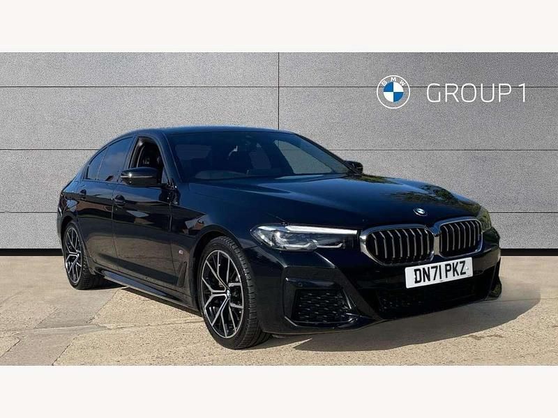 Black Used 2021 BMW 520 M Sport Sedan | £22,991 (A bit pricey) - Image 1/4