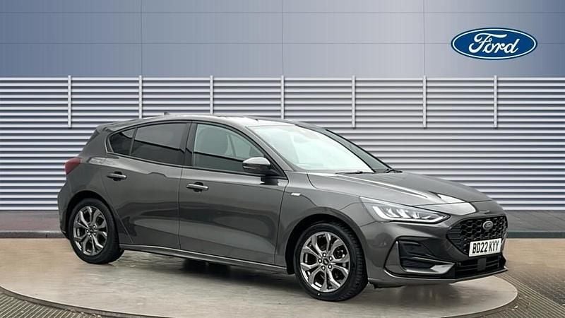Grey Used 2022 Ford Focus ST-Line Hatchback | £12,131 (Good price) - Image 1/3