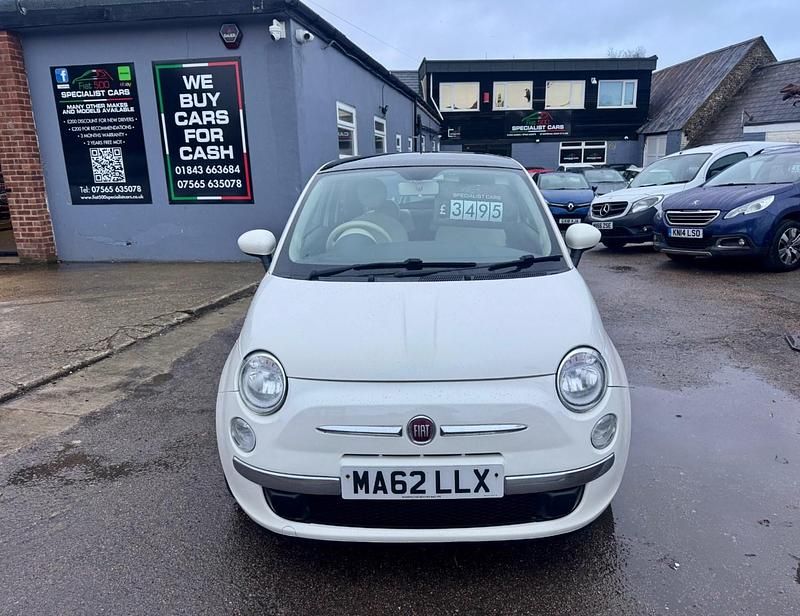 Used Fiat 500 Lounge 2012 White Hatchback