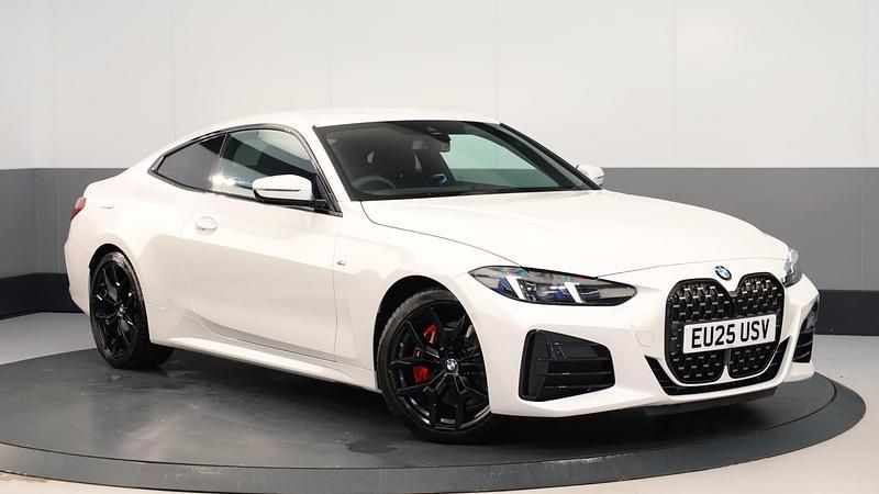 White Used 2025 BMW 420 M Sport Coupe | £40,000 (Good price) - Image 1/4
