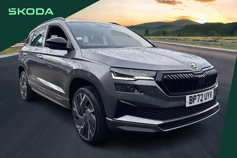 Grey Used 2023 Skoda Karoq SportLine SUV | £24,799 (Fair price) - Image 1/4