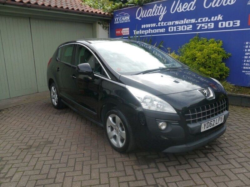 Black Used 2012 Peugeot 3008 Active Hatchback | £2,495 (Fair price) - Image 1/4