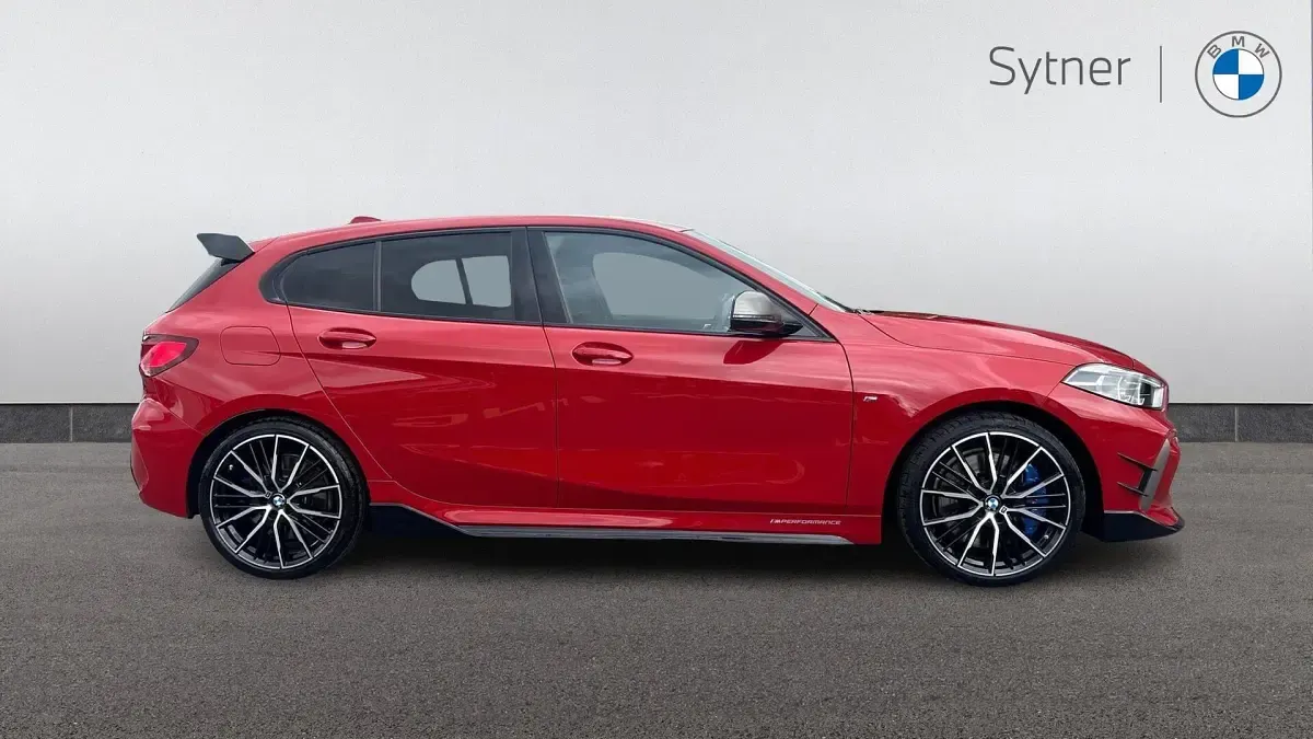 Used BMW M135 Shadowline 302 HP (222 kW) 2023 Red Hatchback